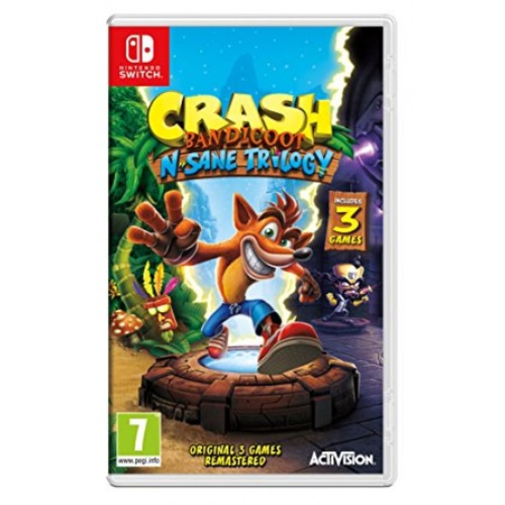 Nintendo Switch | משחק לנינטנדו סוויץ’ – Crash Bandicoot N.Sane Trilogy