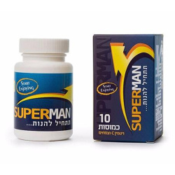 Super man טבליות לשיפור האון 10